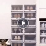 Plastový box na boty (12 kusů) – video