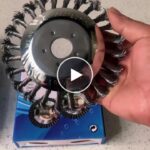 Kotouč na křovinořez z ocelového drátu (⌀20cm) – video