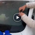 Škrabka na led + trychtýř – video