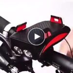 Světlo na kolo s držákem telefonu a nabíječkou – video