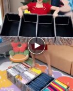 Úložné koše, které šetří místo 2 ks (47x28x20cm) – video
