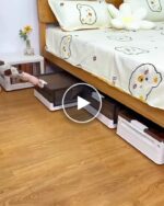 Víceúčelový podpostelový úložný box – video