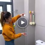 Nastavitelná závěsná tyč bez vrtání (2ks) – video