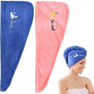 Rychleschnoucí ručník na vlasy (2ks)