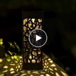Dekorativní solární lampa (2 ks) – video