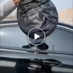 Čtyřvrstvá skládací sluneční clona (145×80 cm) – video