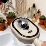 Elektrický hřeben s párou na vlasy – video