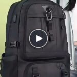 Voděodolný sportovní batoh 60L – video