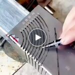 Přesné kovové rýsovací pravítko – video